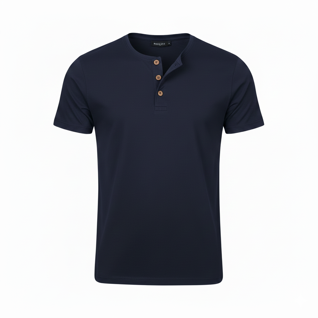 Camiseta Henley Livin