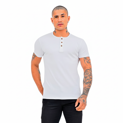 Camiseta Henley Livin