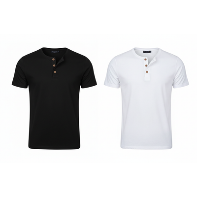 Camiseta Henley Livin