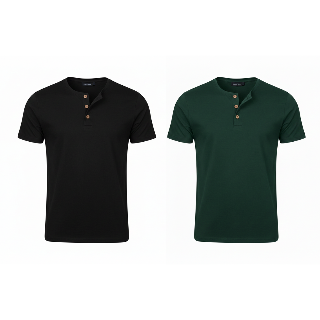 Camiseta Henley Livin