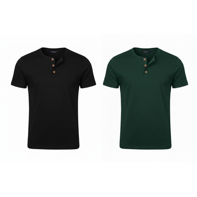 Camiseta Henley Livin