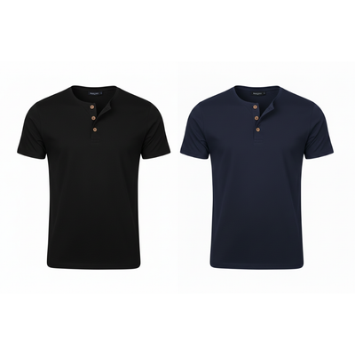 Camiseta Henley Livin