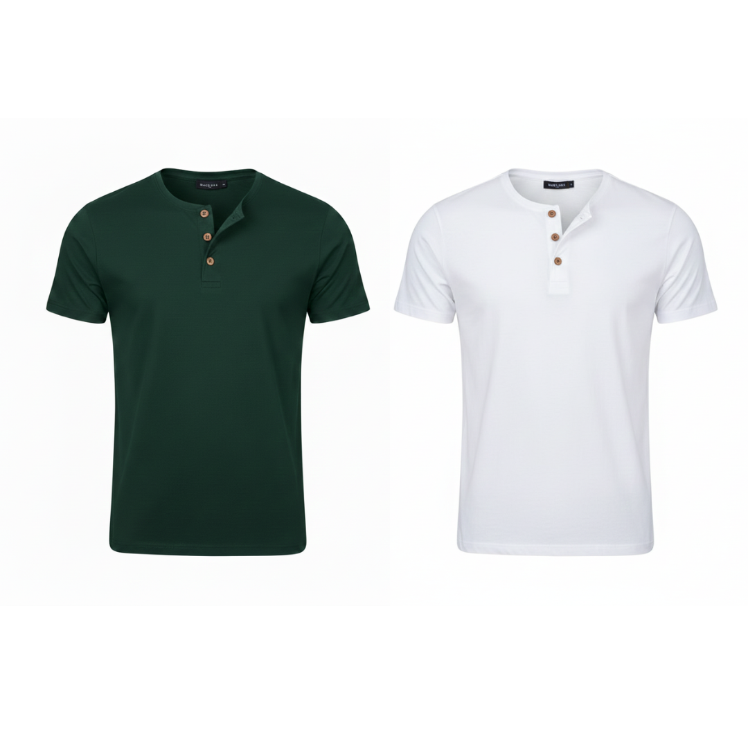 Camiseta Henley Livin