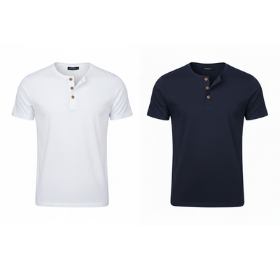 Camiseta Henley Livin