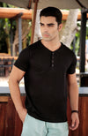 Camiseta Henley Egípcio