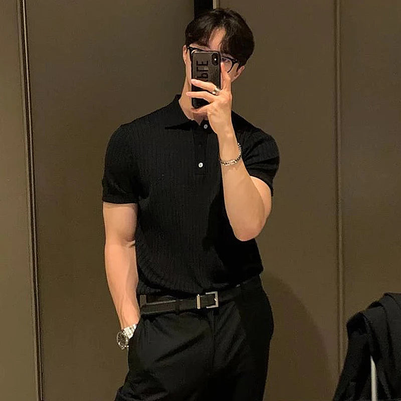 Camisa Polo canelada Rici