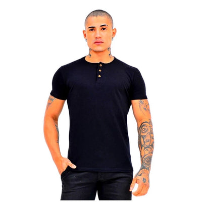 Camiseta Henley Livin